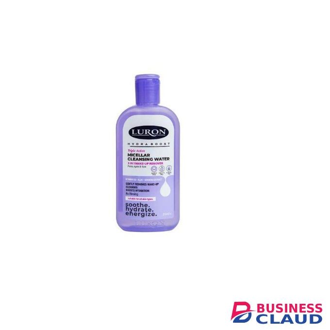 Luron Refreshing & Hydrating Facial Toner + Hydra Boost Tripple Action Micellar Cleansing Water