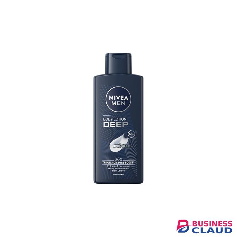 NIVEA MEN Deep Body Lotion For Men - 400ml (Pack of 2)