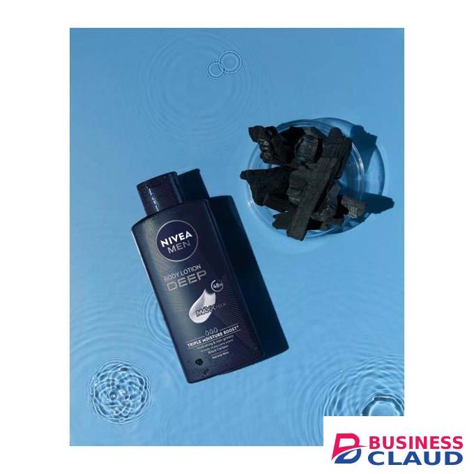 NIVEA MEN Deep Body Lotion For Men - 400ml (Pack of 2)