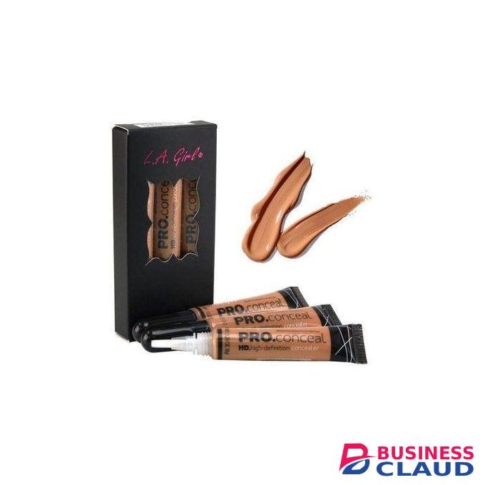L.A. Girl Pro Conceal HD Concealer - Toffee Shade (3 Pack) Full Coverage & Lightweight Formula
