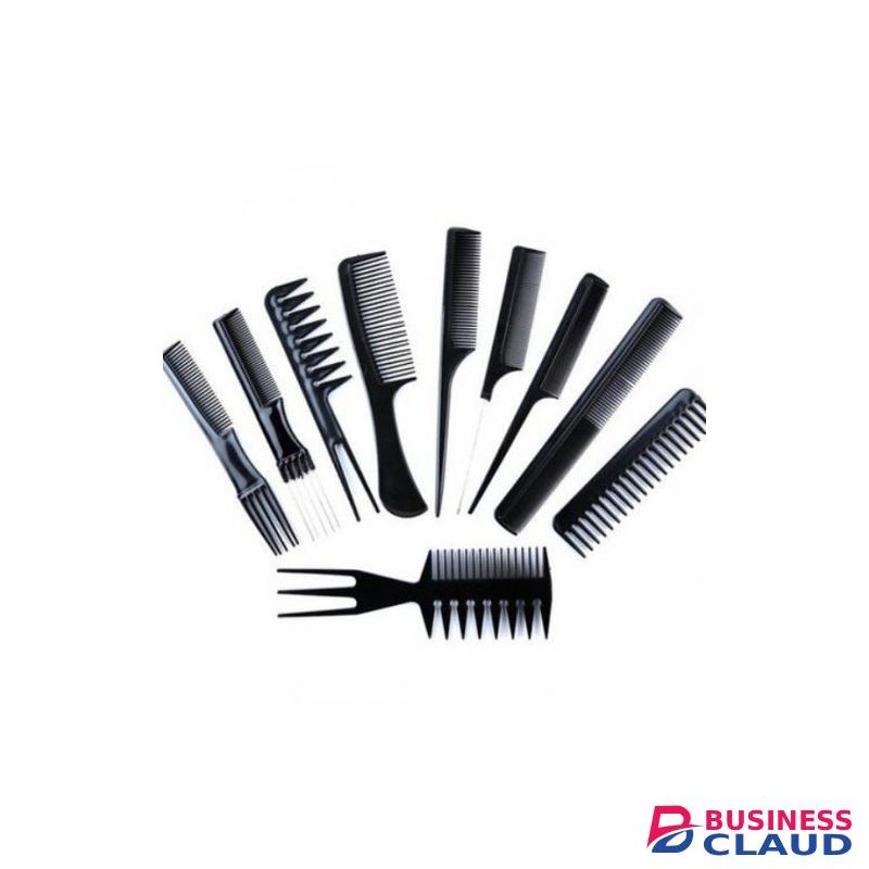 10 Pcs Hair Comb Set Hair Brush For Both Home And Professional