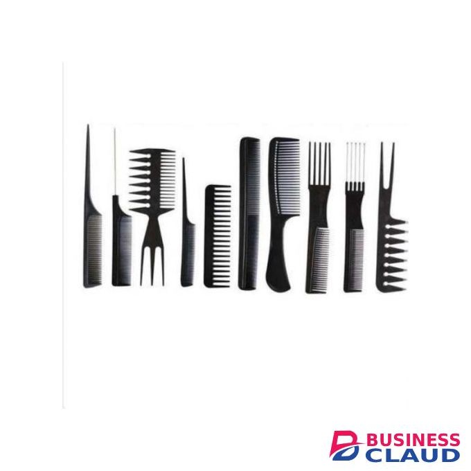 10 Pcs Hair Comb Set Hair Brush For Both Home And Professional