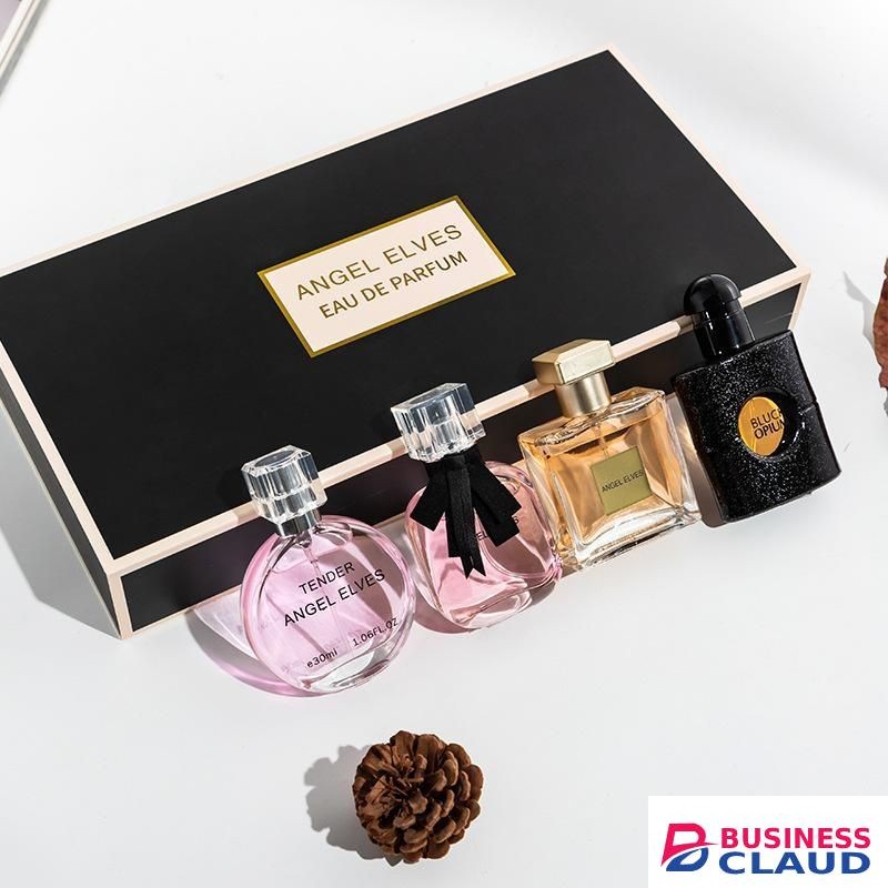 4Pcs Women Perfumes Classic Lasting Perfume Set Ladies Fragrances Deodorants Gift