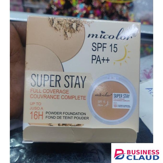 Beauty SPF 15 Matte Finish Powder With Foundation,Mirror & Makeup Sponge INSIDE