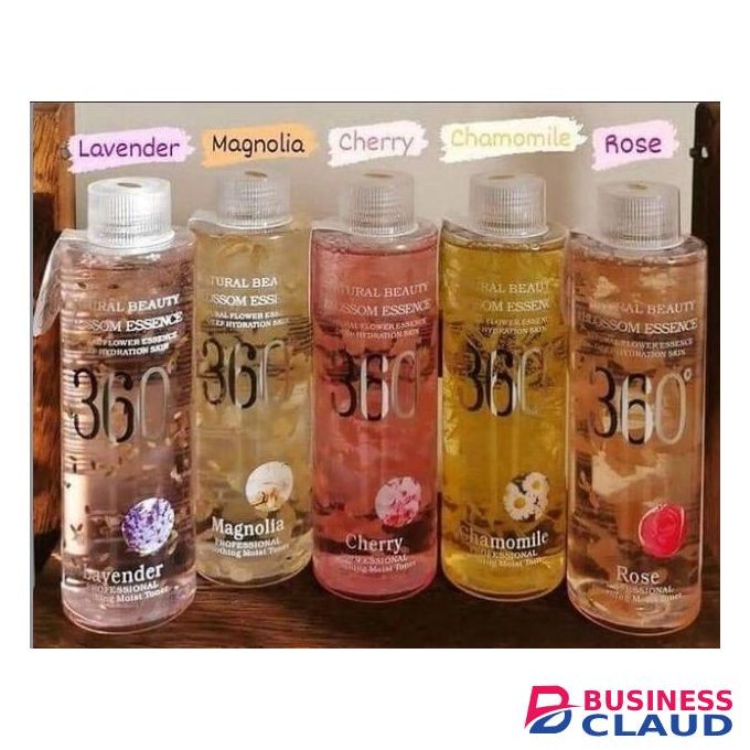 Natural Beauty Soothing Moist Toner Blossom Essence 360 Degrees (5pc set)