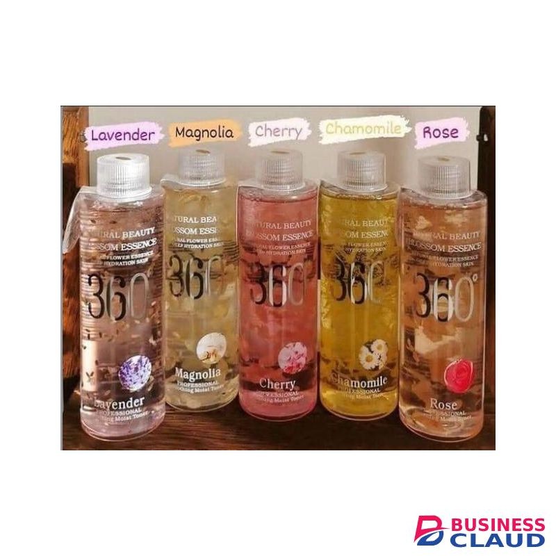 Natural Beauty Soothing Moist Toner Blossom Essence 360 Degrees (5pc set)