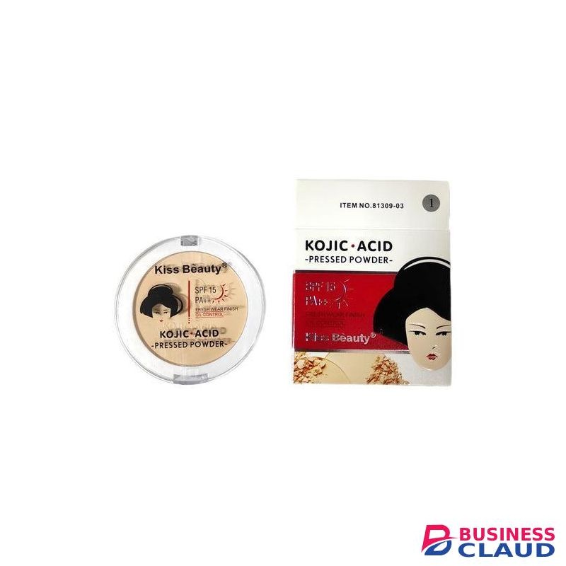 Kiss Beauty Kojic Acid Pressed Powder.