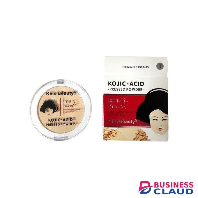 Kiss Beauty Kojic Acid Pressed Powder.