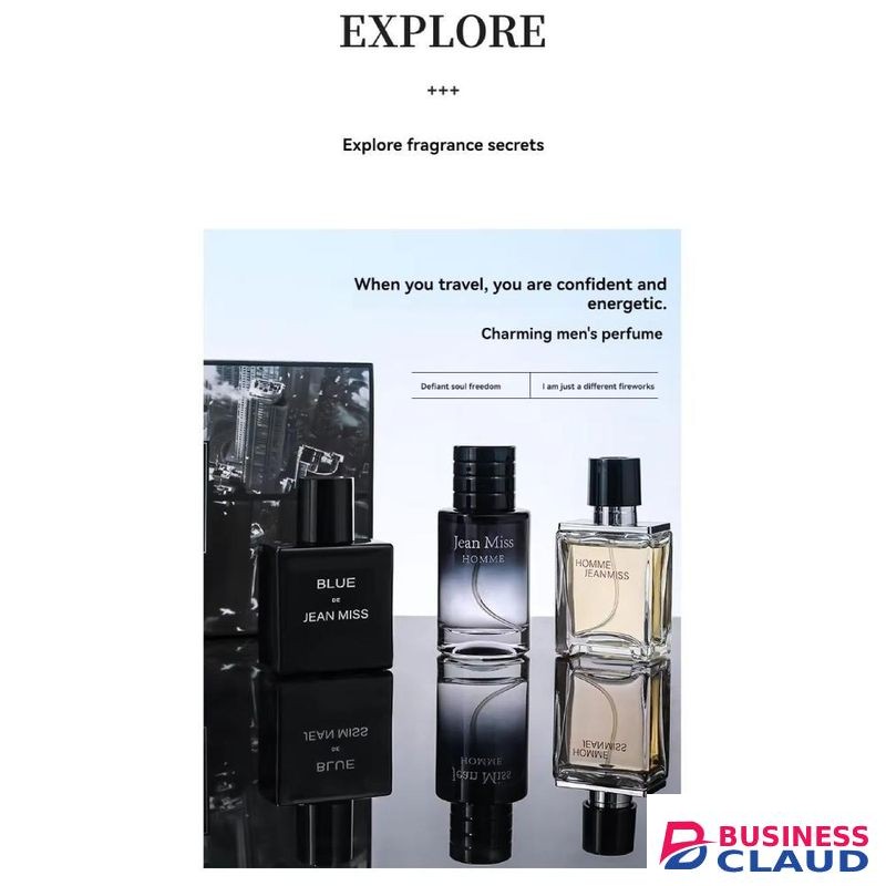 3 Pcs Men's Perfume Set Refreshing Long Lasting Light Scent Parfum Gift Set for Gentlemen - Fresh and Casual Fragance 30MLx3