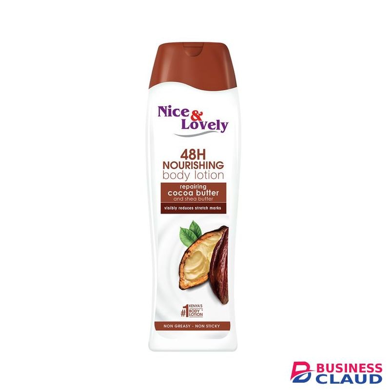 Nice & Lovely Cocoa Butter 400ml lotion (Twin Pack)