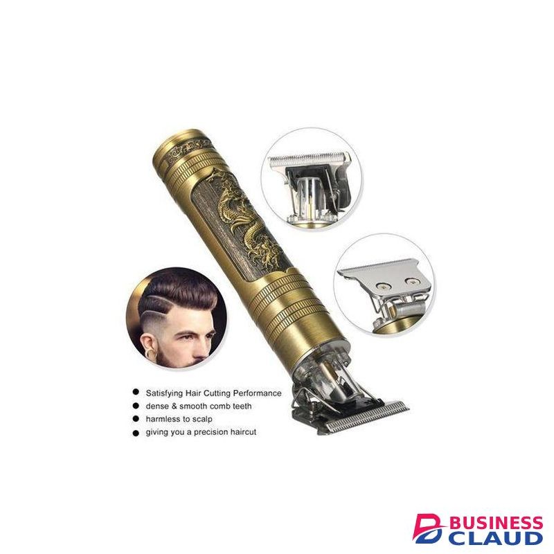 Genelec Dragon Monster Rechargeable Metal Hair Clipper-Light Gold