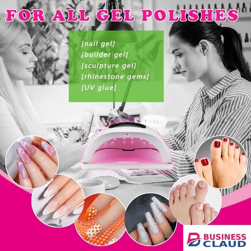 150W LED UV Nail Gel Polish Dryer Lamp Light Machine 4 Timers Nail Dryer