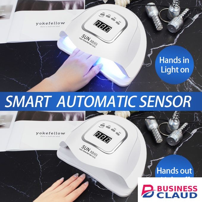 150W LED UV Nail Gel Polish Dryer Lamp Light Machine 4 Timers Nail Dryer