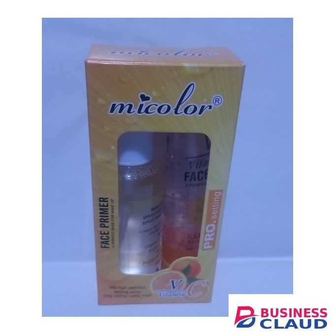 Micolor 2 In 1 Vitamin C Face Primer And Pro Setting Spray Set