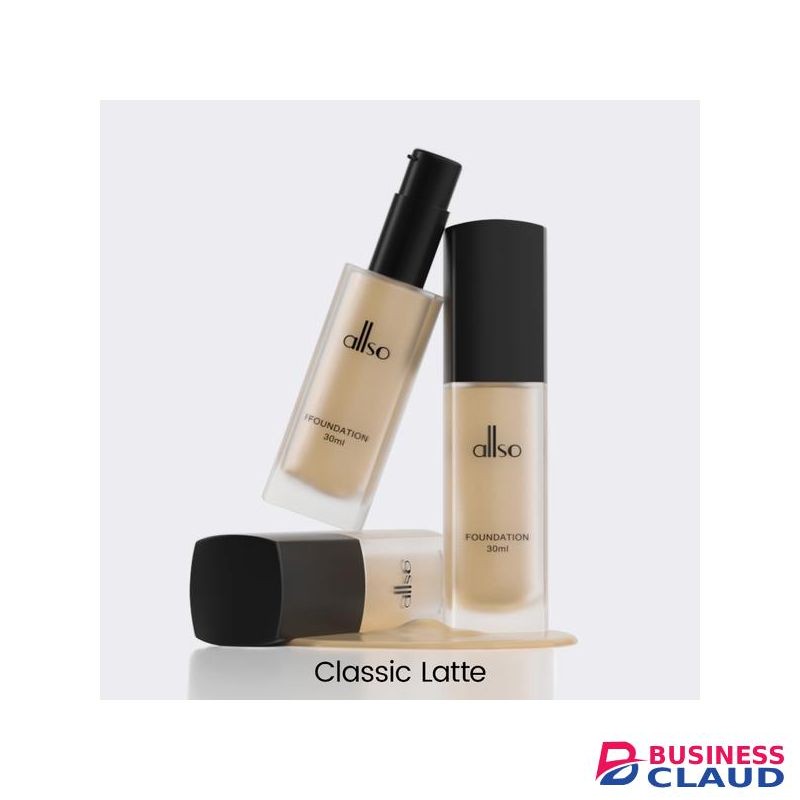 Allso Poreless Soft Matte Longwear Foundation, Classic Latte