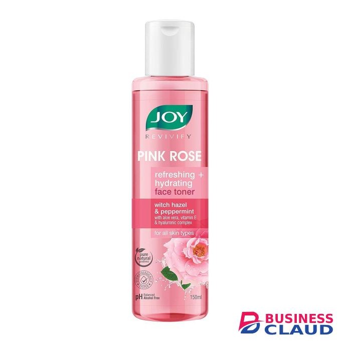 Joy Pink Rose Water Toner with Vitamin E, Hyaluronic Acid & Aloe Vera