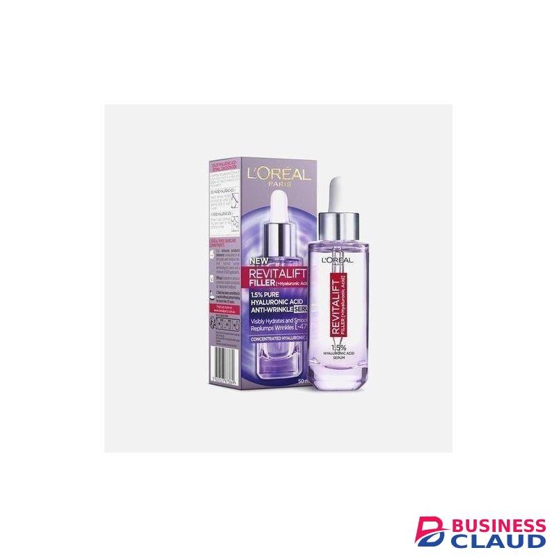 L'Oréal Revitalift Filler 1.5% Pure Hyaluronic Acid Serum, Hydrates, Smooths and Re-plumps Wrinkles - 30ml
