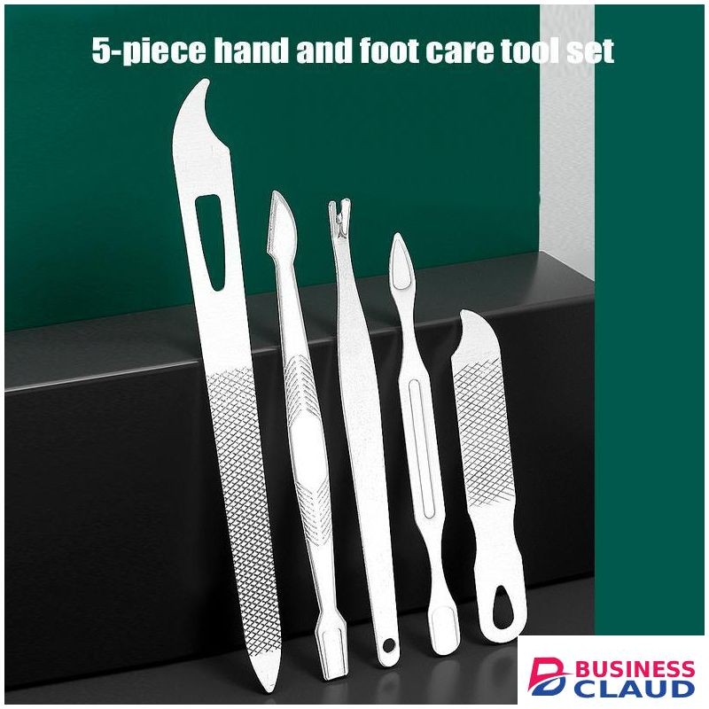 19pcs/set beauty care tool set Ear Pick Grooming Nail Clipper Cutter Trimmer Kit Feet Hand Tools
