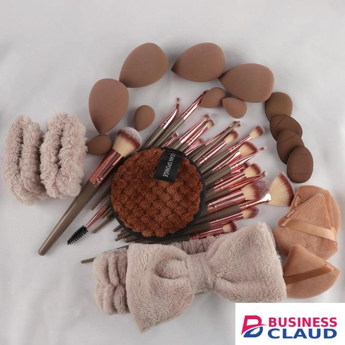 40Pcs Makeup Kit Makeup Brush Set Eye Shadow Mixing Brush Beauty sponge makeup brush Female Cosmetics Beauty Tools