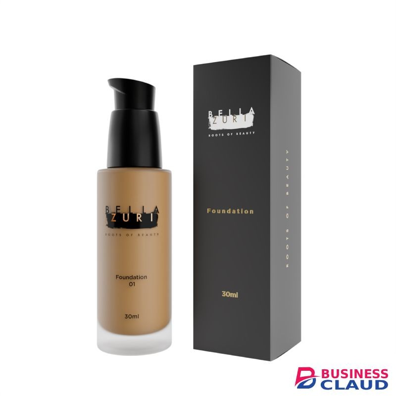 BELLAZURI Foundation Shade 01 – Breathable, Buildable Coverage, Silky Finish, Lightweight, 10HR Stay