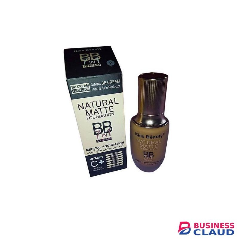 Kiss Beauty Natural Matte Foundation BB Cream 7 in 1 Medical Foundation