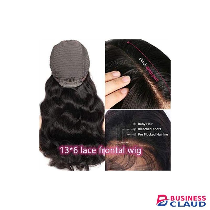 Density Transparent Skin Human Hair Wigs Deep Wave Hd Front Wig Swiss Frontal Wig