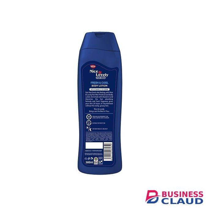 Nice & Lovely Men Energise & Hydrate Body Lotion 360ml