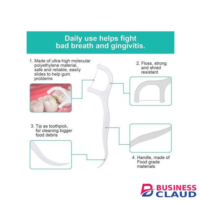 Health & Beauty Dental Picks Dental Floss & Picks Tongue Cleaners Floss Flosseer Tooth Pick