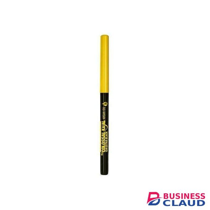 Maybelline Colossal Kajal Eyeliner with Argan Oil, Matte, upto 12H Black, Pencil with Deep Dark Pigments - Extra Black