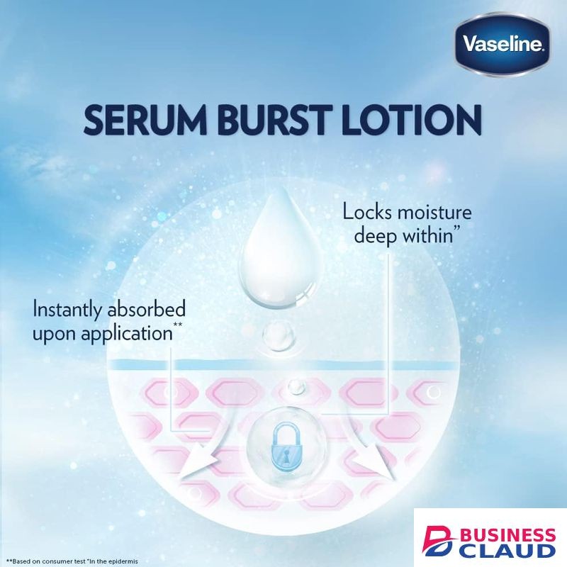 Vaseline Gluta-hya Flawless Bright Serum Burst Uv Lotion 330ml