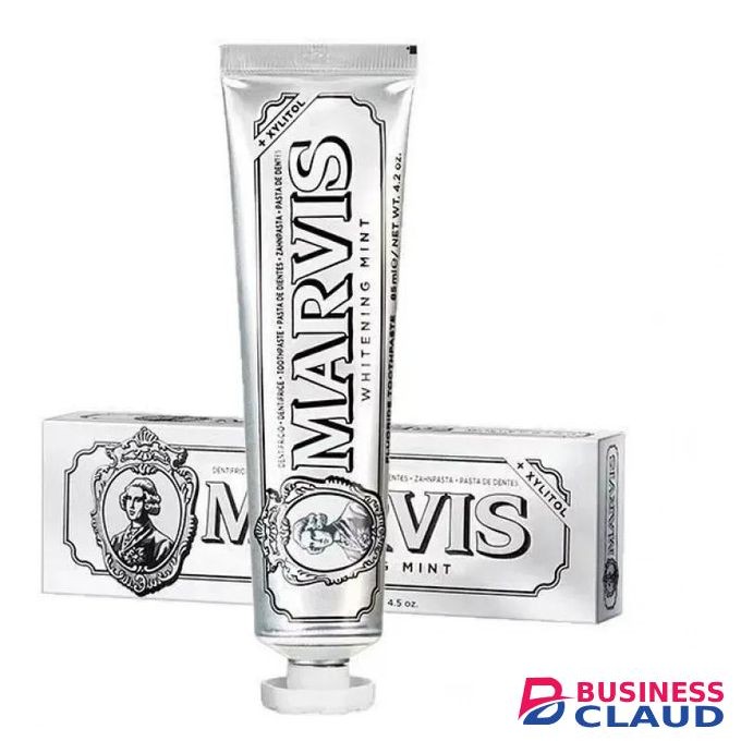 Marvis Whitening Toothpaste 85ml - Jasmine Mint Flavor, Fresh Breath, Gum Care, Brightening Toothpaste for Daily Oral Hygiene
