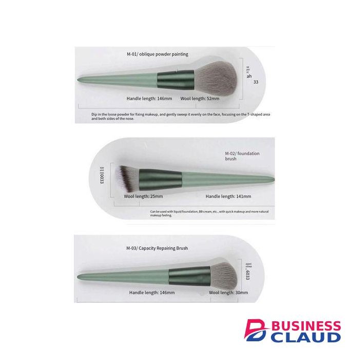 Portable 13 Makeup Brushes Set Soft Brush