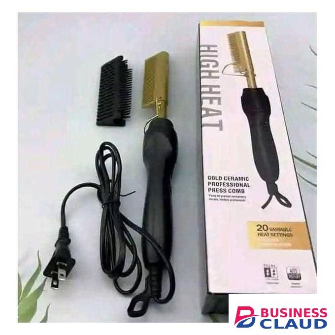 2-in-1 curly/straight dual-use copper comb