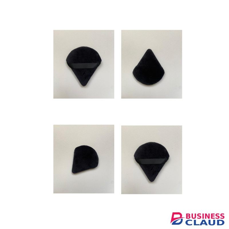 Ushas 4pc Triangle Powder Puff Makeup Sponges For Contouring, Eye and Corner, Beauty Blender