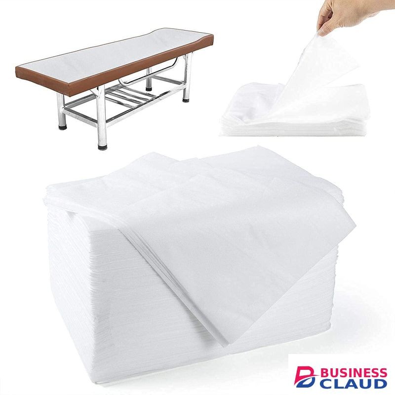 10 PCS Disposable Spa Bedsheets, Waterproof Massage Bed Sheets Table Sheet Protector, Non Woven Fabric Bed Cover for Massage Therapy, Beauty Salon, Tattoo, Hotels, Clinic and Hospital