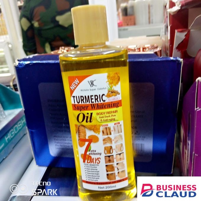 VEET GOLD Turmeric Super Whitening Body Skin Oil - 200 ml