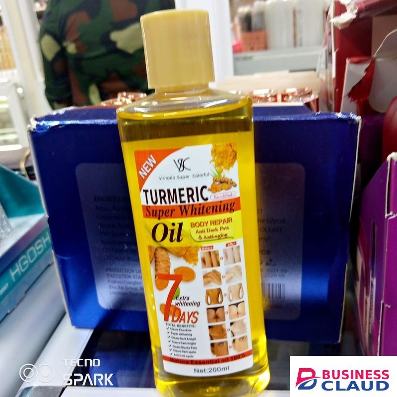 VEET GOLD Turmeric Super Whitening Body Skin Oil - 200 ml