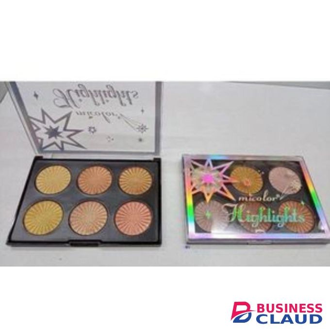 Micolor 6 1n 1 Highlighters Palette