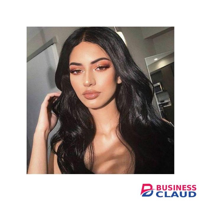 Ladies High Quality Long Black Big Water Wavy Curly Wigs With Closure