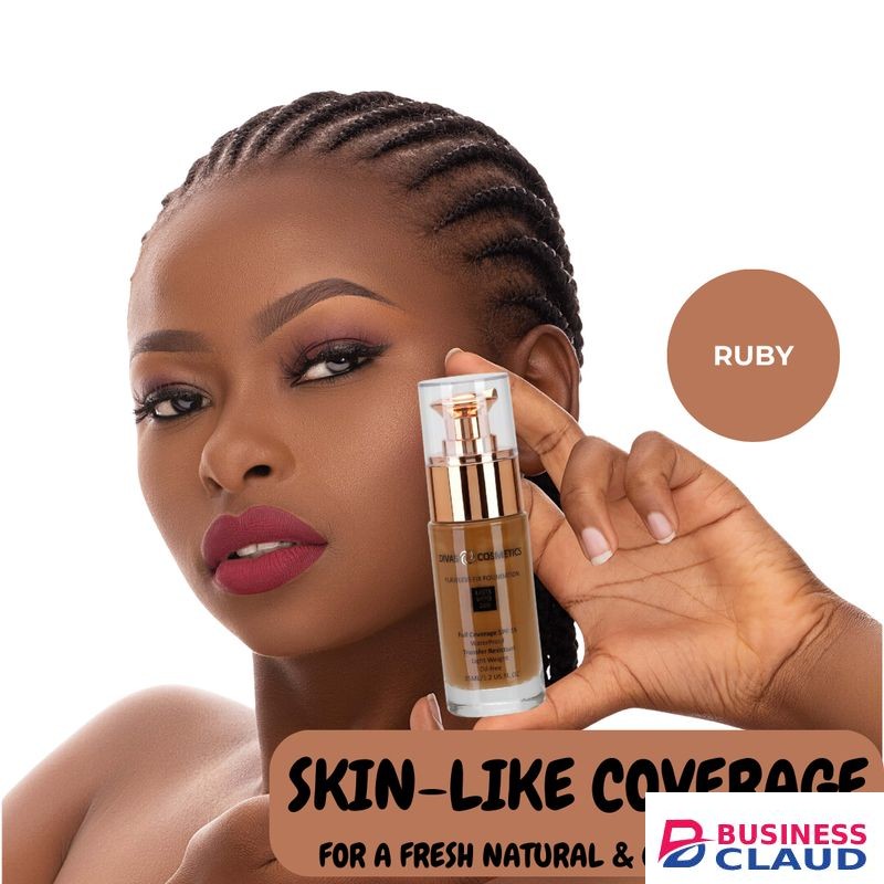 Divas cosmetics Flawless Fix Foundation SPF 15 ~ 24 HR Wear, 35 ml - Ruby