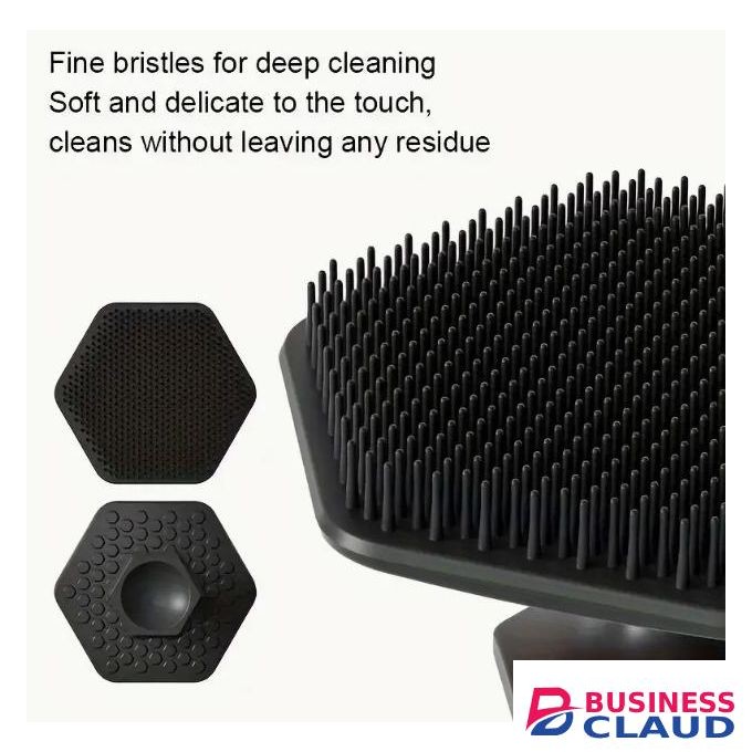 Soft Silicone Face Cleanser And Massager Brush Gentle Manual Facial Exfoliator Cleansing Brush Handheld Pad Scrubber For Deep Cleaning Skin Care