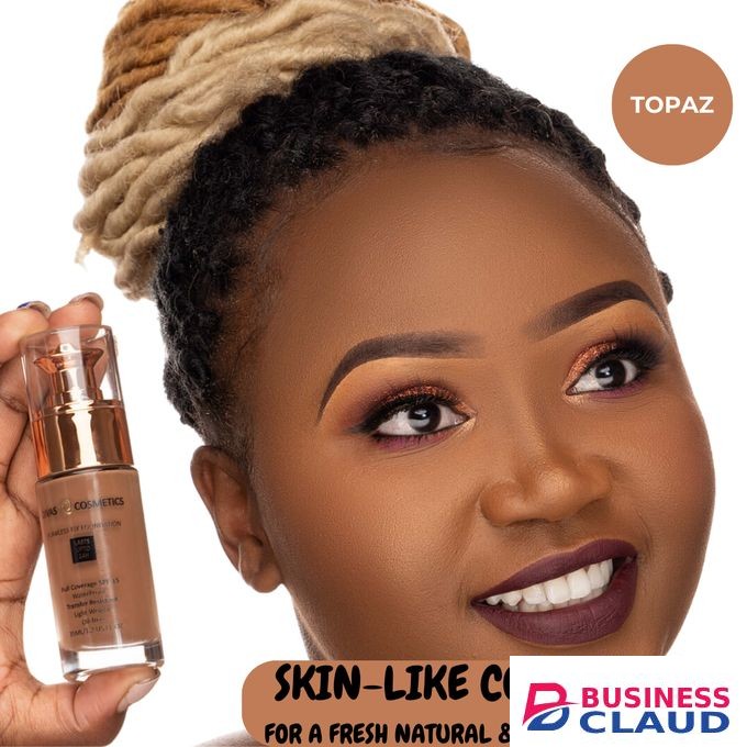Divas cosmetics Flawless Fix Foundation SPF 15 ~ 24 HR Wear, 35 ml - Topaz