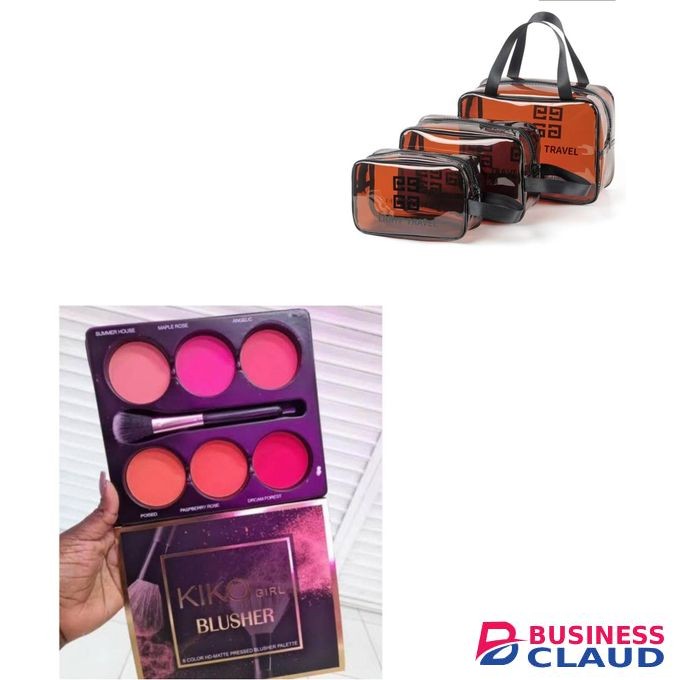 6 In 1 Powder Blush Kiko + Free Makeup Bag