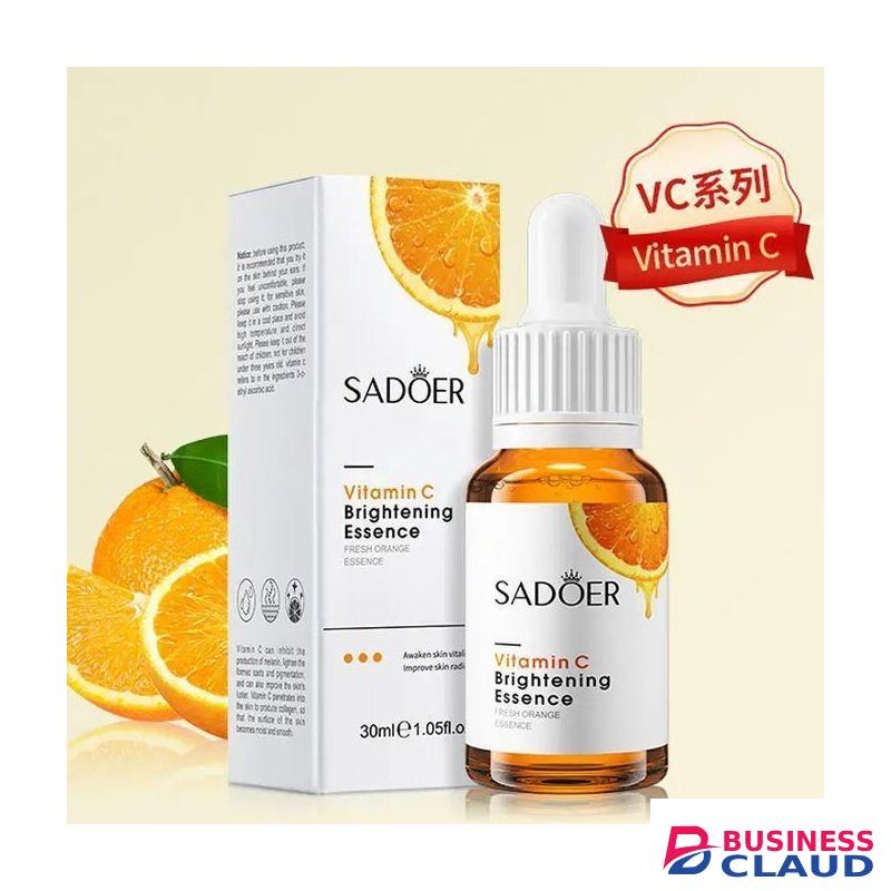 SADOER Quality Vitamin C Serum, Face Brightening Vitamin C Essence , Awakens Skin Vitality, Moisturizing, Anti Wrinkles, Anti Aging, Whiten Dark Spots 3 PCS