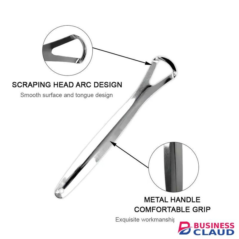 Arc Tongue Scraper Tongue Coating Cleaner Stainless Steel Tongue Brush (1 Piece)