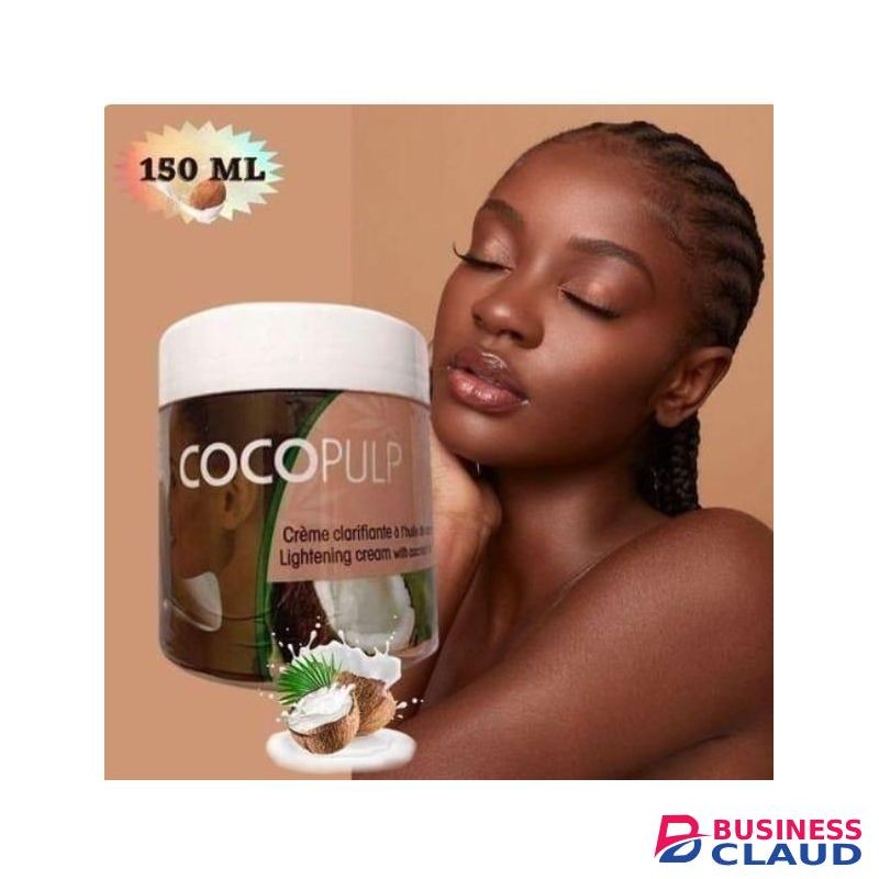 Cocopulp lightning cream coconut oil skin Brightening