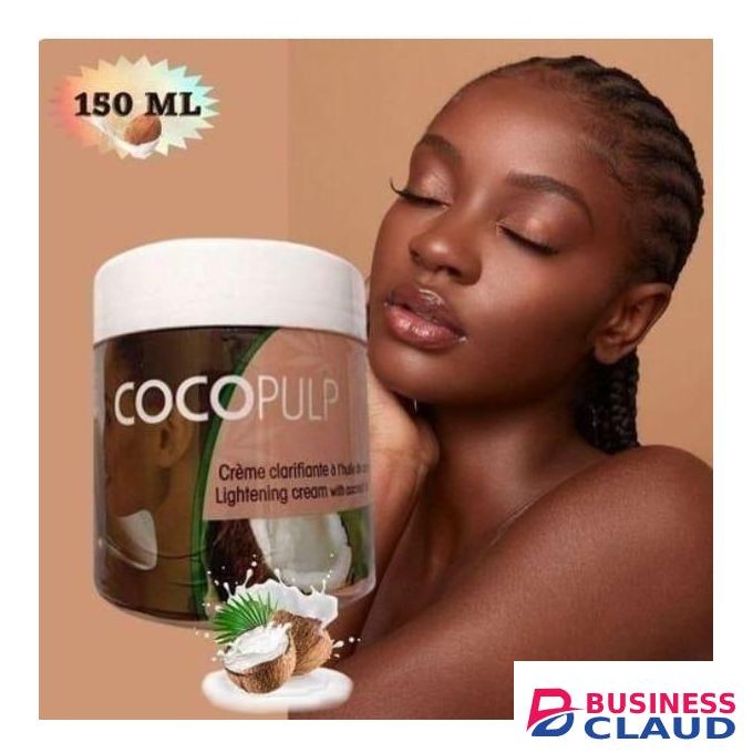 Cocopulp lightning cream coconut oil skin Brightening