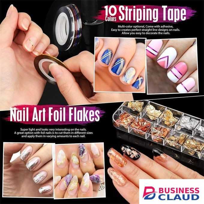 Nail Art Tool Kit UV Nail Painting Brush Set