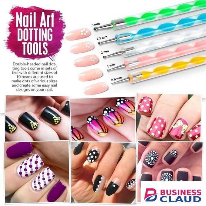 Nail Art Tool Kit UV Nail Painting Brush Set