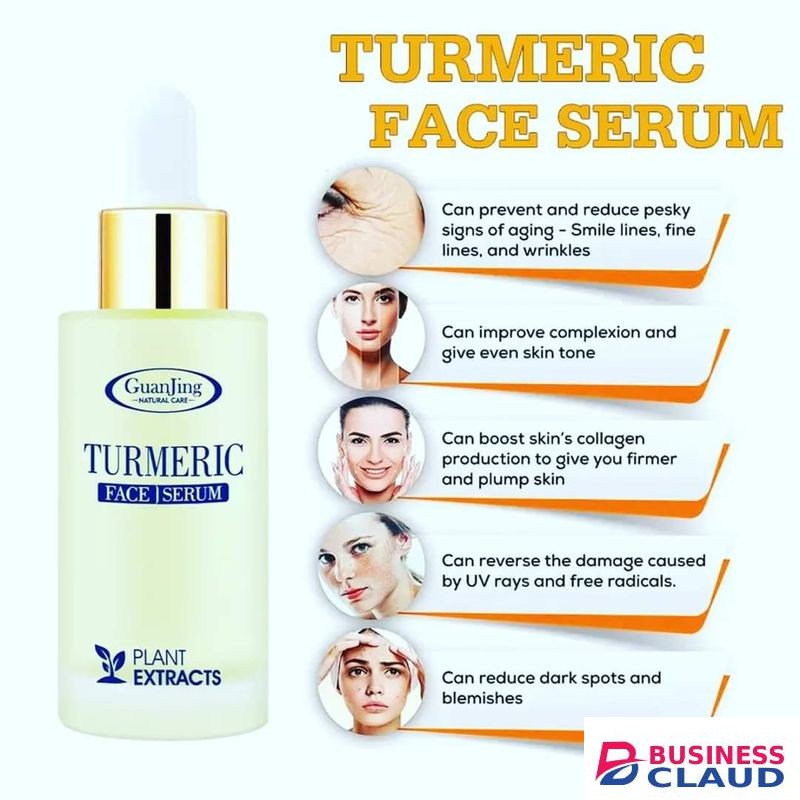 Guanjing Turmeric Facial Serum Absorbs Free Radicals